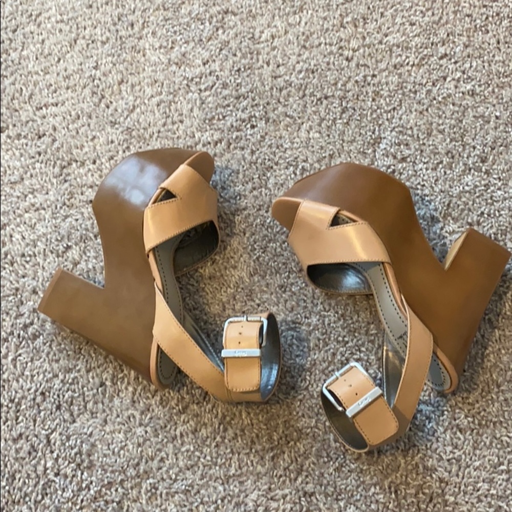 Leather Platform Sandal